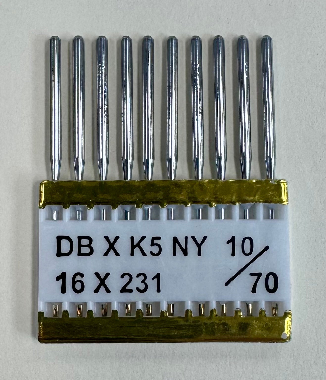TNC Triumph x 10 Titanium Embroidery Machine Needle DBxK5 NY, 16x231