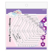 Multi-Size Hexagon Quilting Ruler/Template for Patchwork/English Paper Piecing