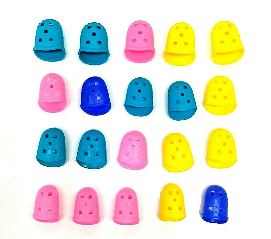 20X Needle Grip Thimbles, Mixed Sizes 5 each of S, M, L, XL #NGT-XX/20