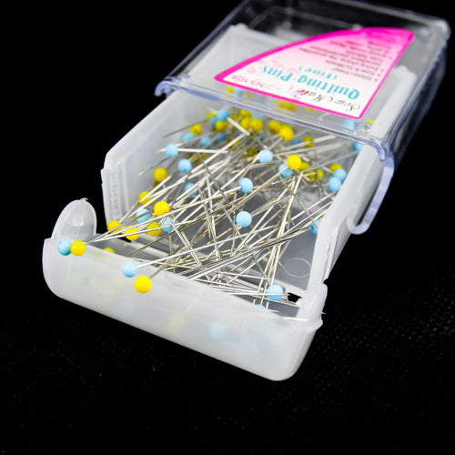 Glass Head Quilting Pins (Fine)