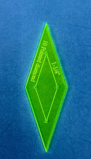 Plastic Template (Acrylic) 10-Pointed Star for English Paper Piecing Fabric Cut