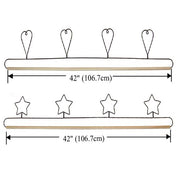 Quilt Hanger with Dowel 42"