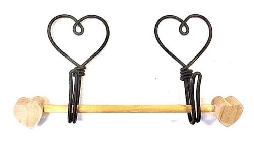 Wire Single Hook (Heavy Duty) - Heart Shape Design