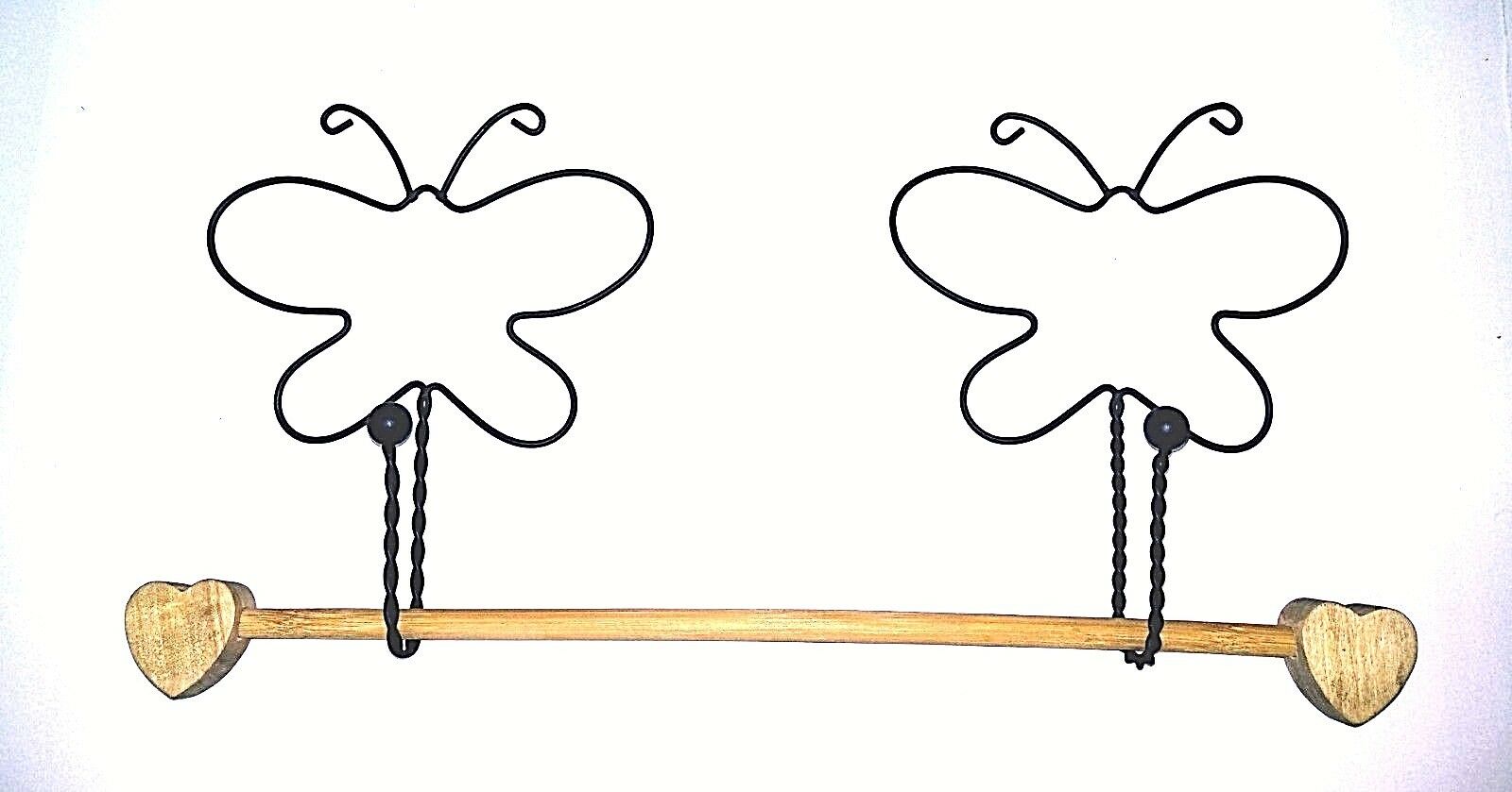 Wire Single Hook - "Butterfly" Shape Design