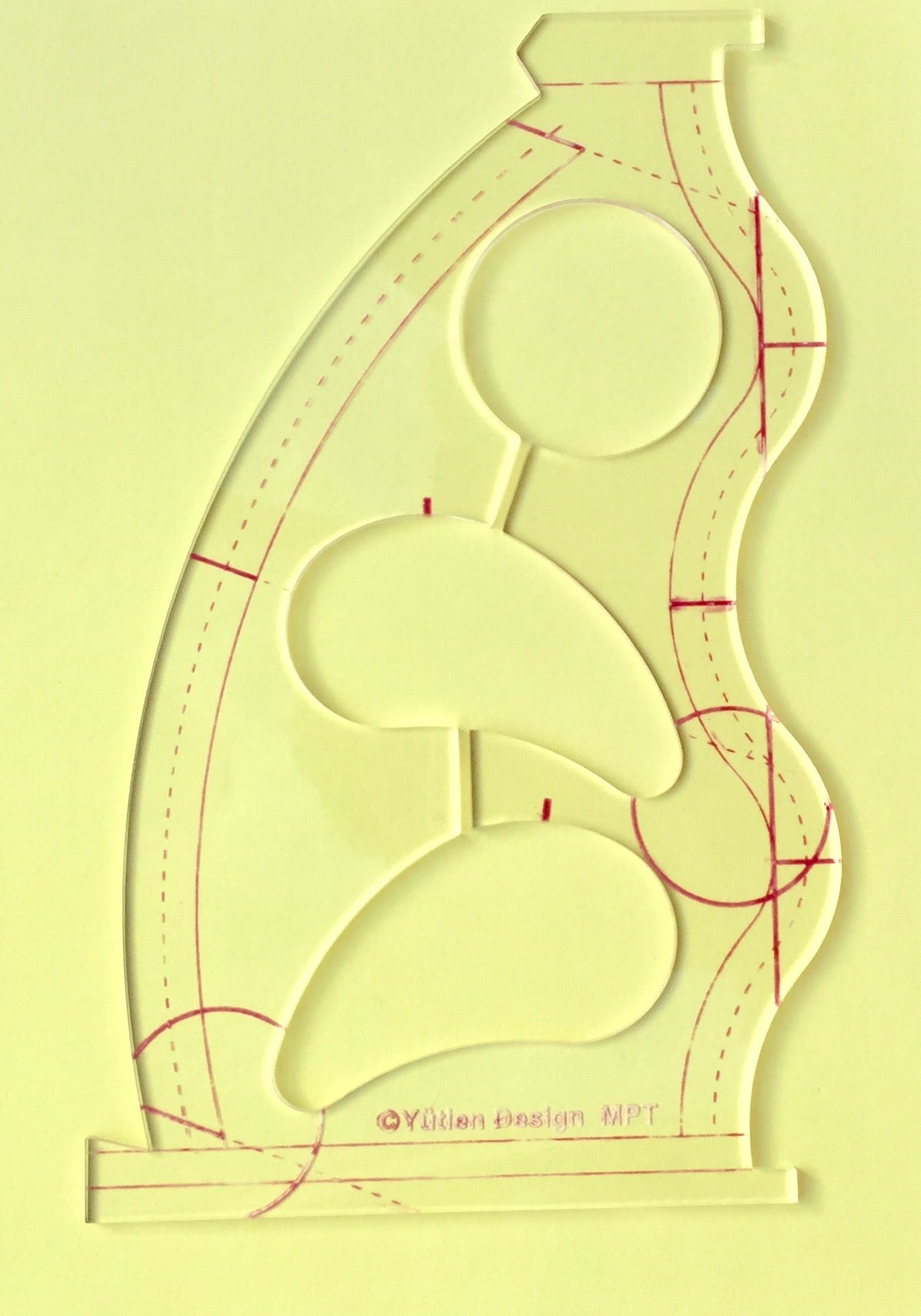 Feather Template 3mm for Low Shank Machine
