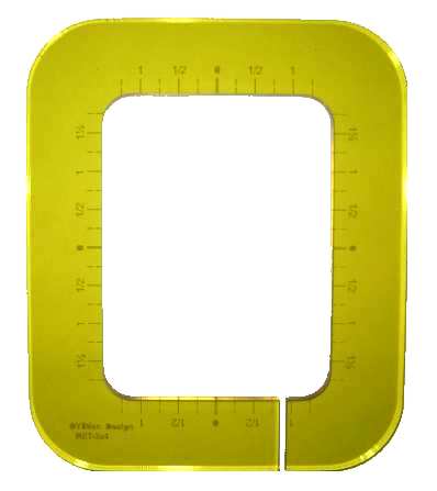 Rounded Rectangle Quilting Template