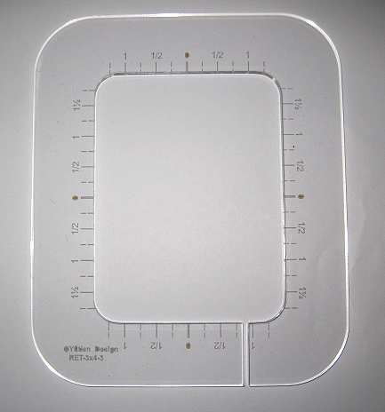 Rounded Rectangle Quilting Template