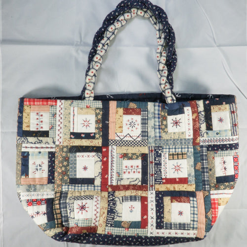 Blue Log Cabin Basket (Kit)