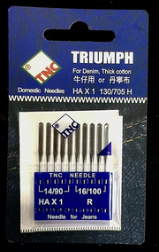 「TNC」縫紉機通用針 130/705H (HAx1) 針織布料混裝尺寸