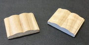 Open Wood Book  Miniature WOB