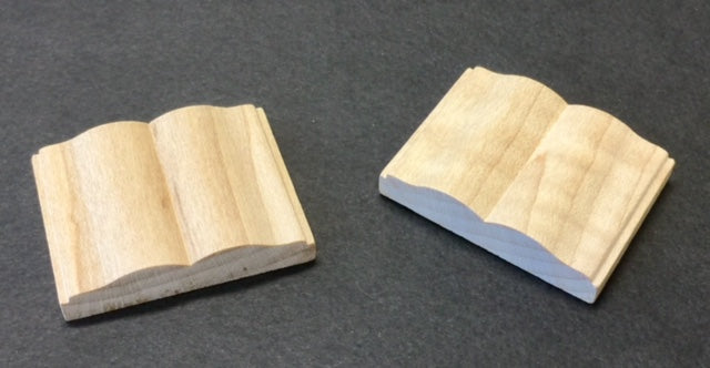 Open Wood Book  Miniature WOB