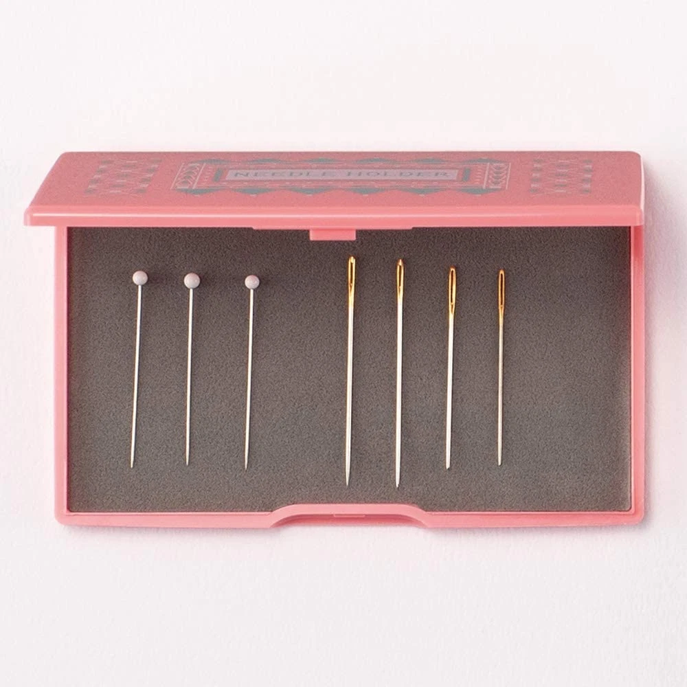 CLOVER Magnetic Pin Holder/Storage/Pin Cushion/Box - Blue, Pink