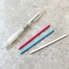 Water-Erasable Chalk Marking Pen with 5 Pcs refill - Red, White & Blue
