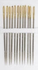 Clover Gold Eye French Embroidery Needles - No.3,5,7,8