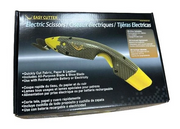 Cordless Rechargeable Electric Scissors EC-1 Complete with 2 Cutters, Battery