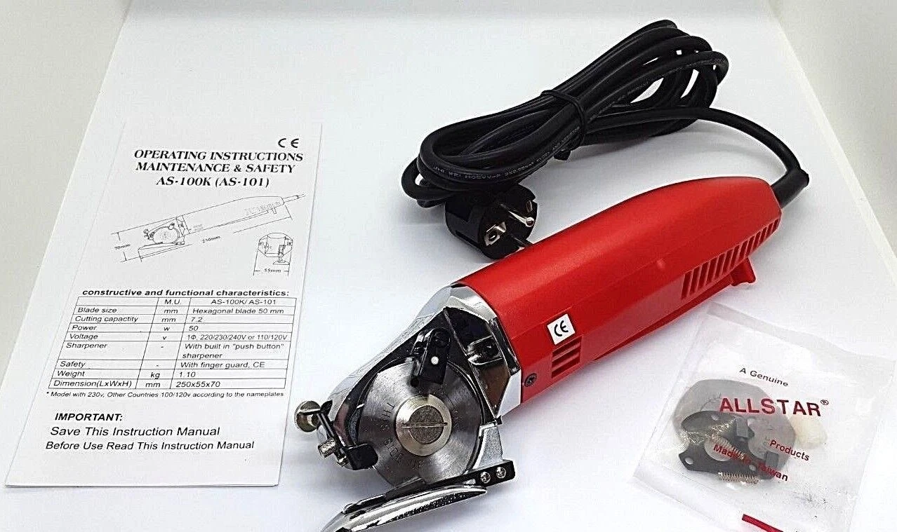 "Allstar" AS-100K Electric Round Knife Cutter 50mm (2") (Made in Taiwan)