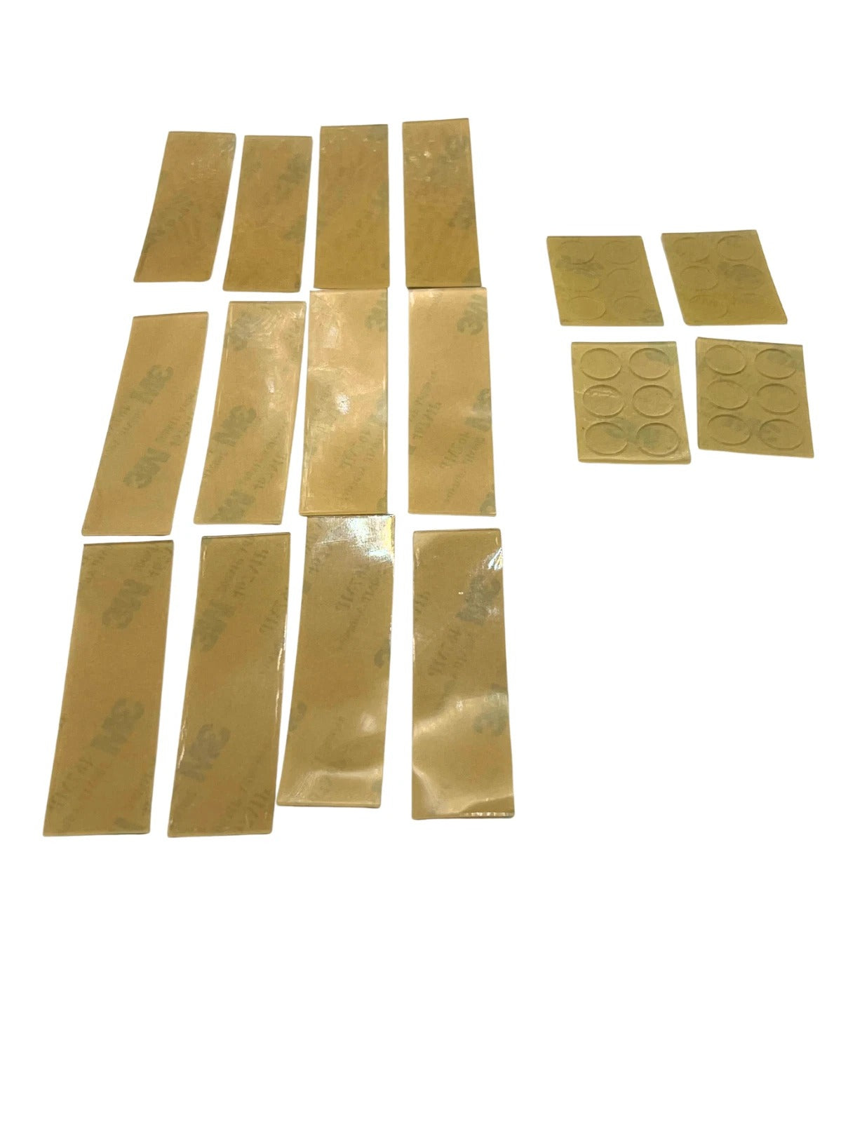Assorted Non-Slip Ruler Grips – 24 Dots & 12 Strips, Self-Adhesive Transparent