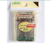 CLOVER - Fine Quilting Marking Pins (Heat Resistant, Glass head)