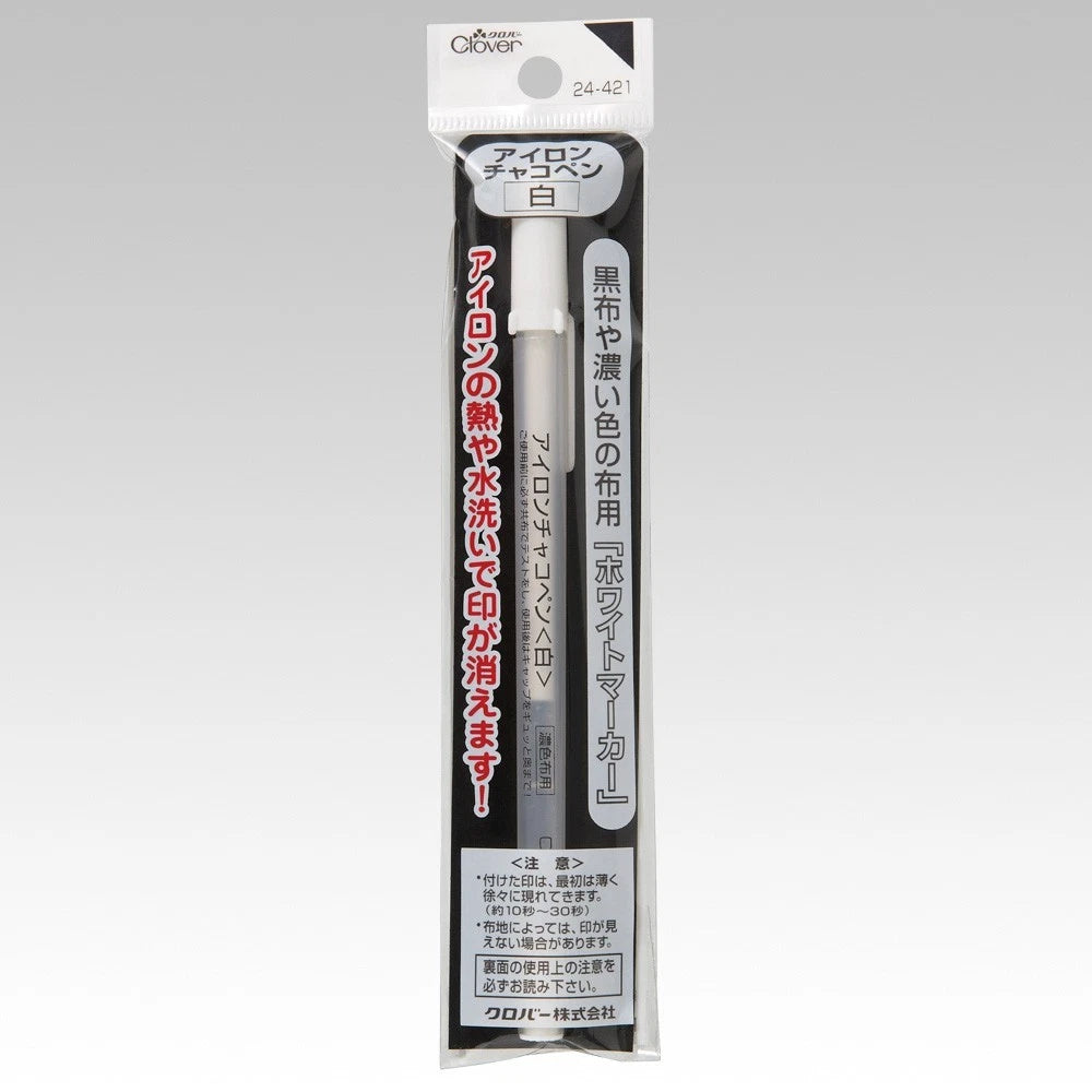 CLOVER Iron-off Pen White CL24-421