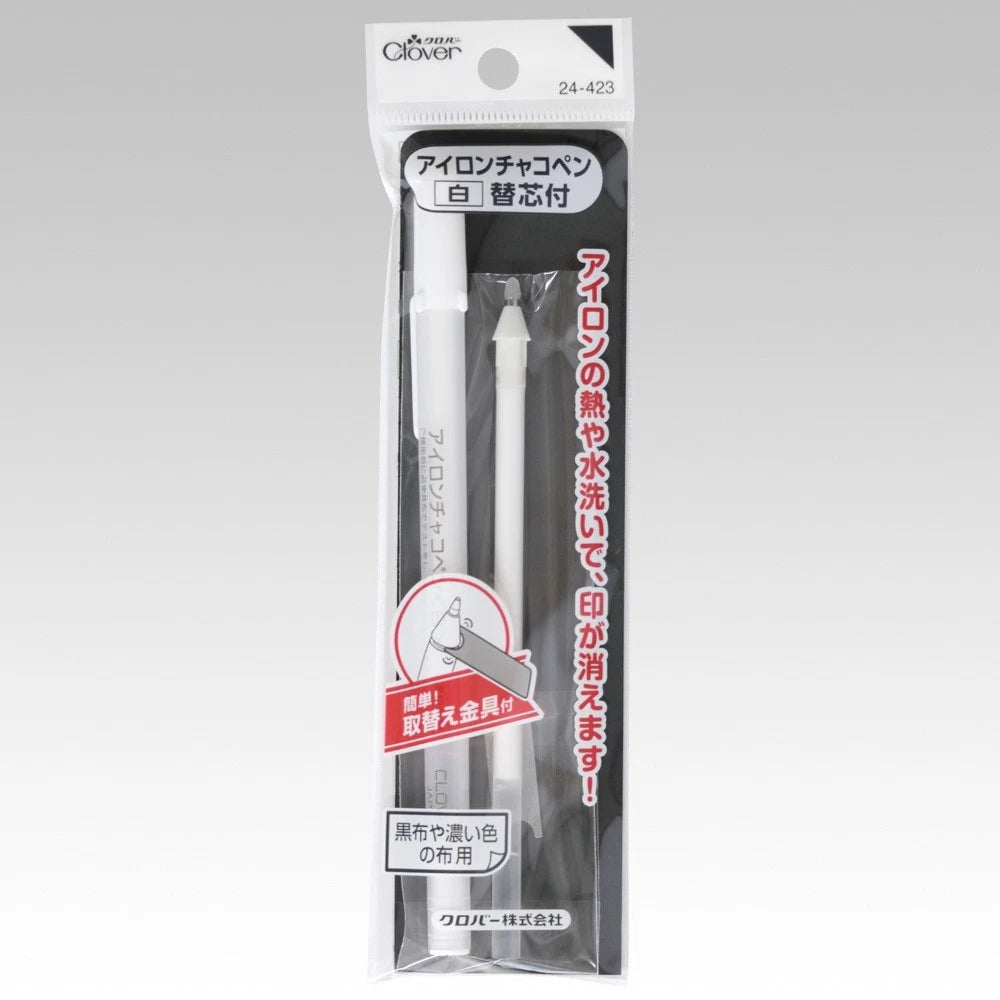 CLOVER Iron-off Pen White CL24-421