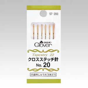 CLOVER Gold Eye, Tapestry, Cross Stitch Needles 3 different sizes and MIX size