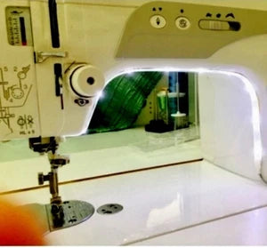 LED Light Strip 50cm Long 8mm Wide Cool White 6000K for Home Sewing Machines