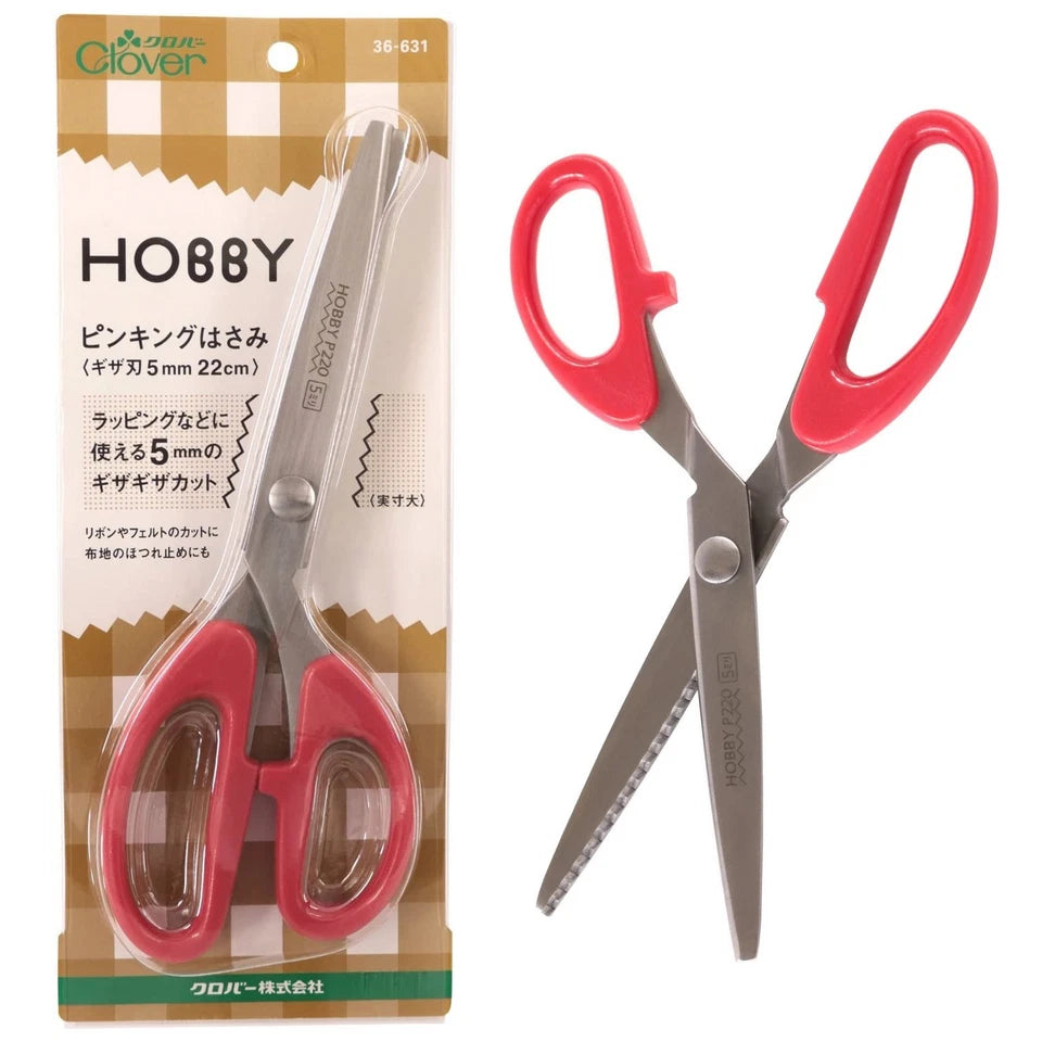 CLOVER - Hobby Pinking Scissors P210 Jagged Blade 5mm
