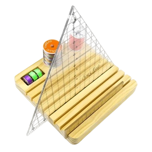 Wooden Ruler Rack Quilting Ruler Stand Spool Racks - 180 x 180x 25mm