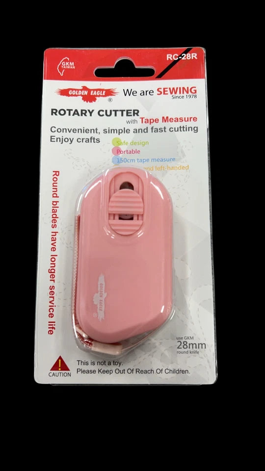 Golden Eagle - 28mm Rotary Cutter with Tape Measure inch/cm