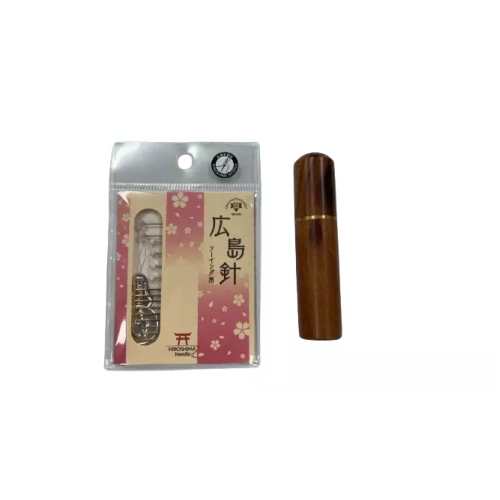 Hiroshima Needle Set for Sewing with Sandalwood Needle Case