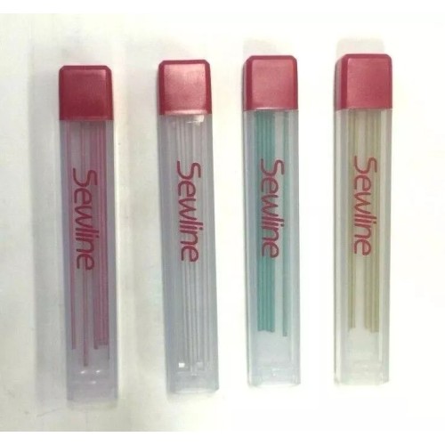 "Sewline" Fabric Pencil Lead Refill in 4 Colours - 6 Refills Per pack