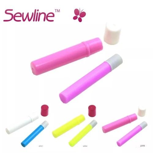 Sewline Fabric Glue Pen Refills Assorted Colours - 6 Pack