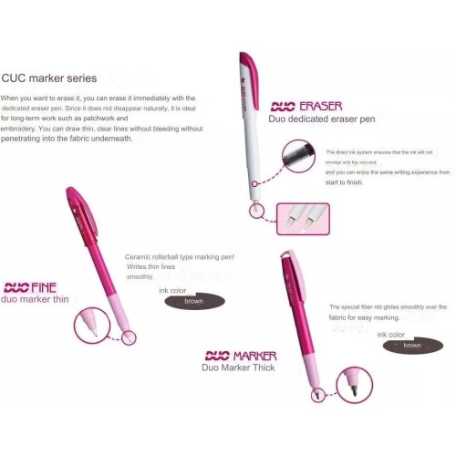 Sewline Duo Marker Thick Pen & Eraser Pen