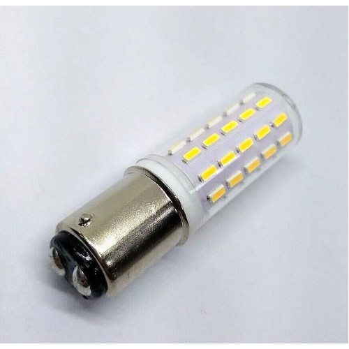 2X LED SMD Sewing Machine Bulbs (Globes) BA15D 3W 4000K Natural White