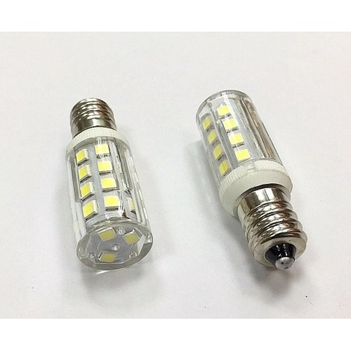 2X LED SMD Sewing Machine Bulbs (Globes) E12 3W 6000K Ultra-Bright