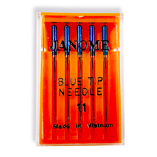 Genuine Janome Needle "Blue Tip" Size: #11/75 5/Pack