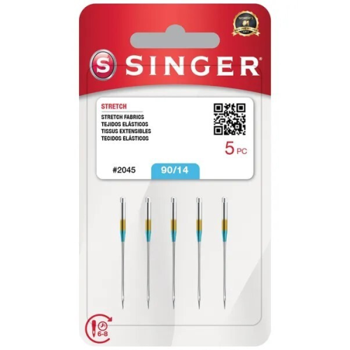 Genuine Singer Ballpoint Needles #2045 Size:90/14