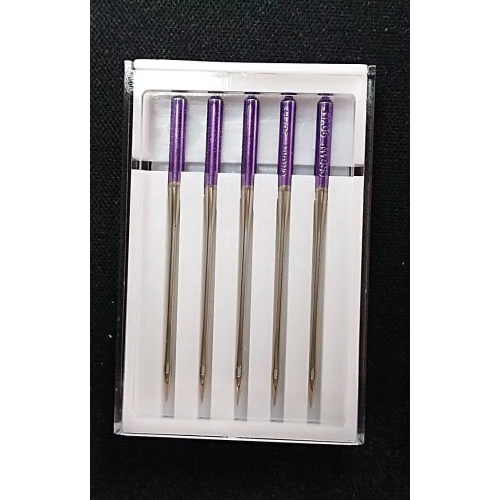 Genuine Janome Needle "Purple Tip" Size: 14/90 5/Pack