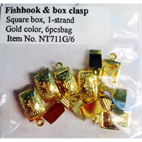 Fishhook & Box Clasp