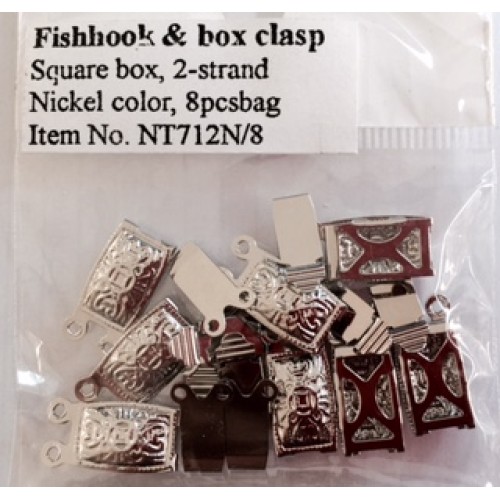 Fishhook & Box Clasp