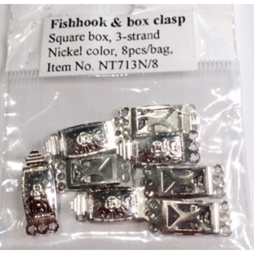 Fishhook & Box Clasp