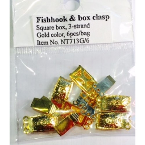 Fishhook & Box Clasp