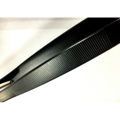 LED Lighted Tweezer with Bent Tips & Serrated Jaws 6.5" (168mm) Black Anodised