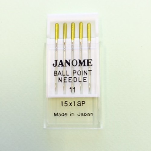 Janome Ball Point Needles 15x1SP - Size 11