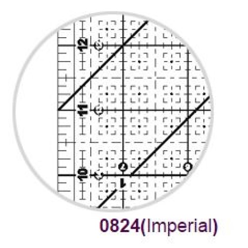 Quilting Ruler 8"x24"