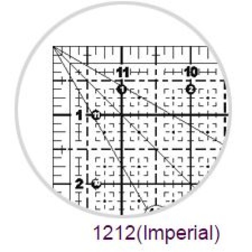 Quilting Ruler 12"x12"